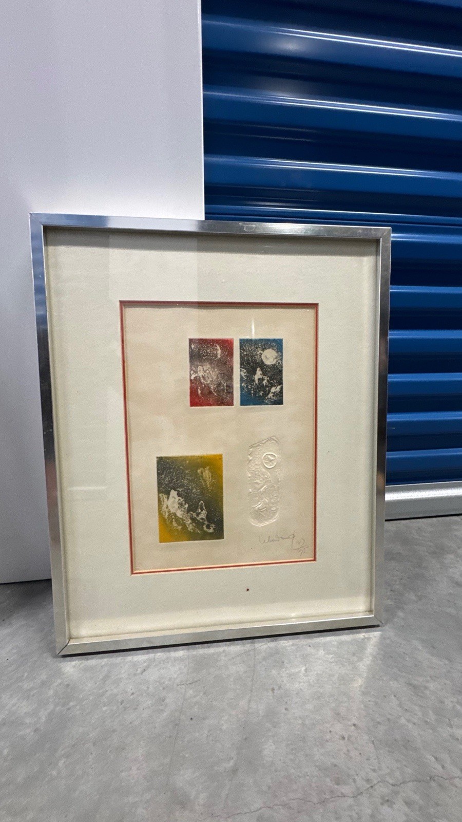 Hoi Lebadang embossed mixed-technique Painting (1980’s)