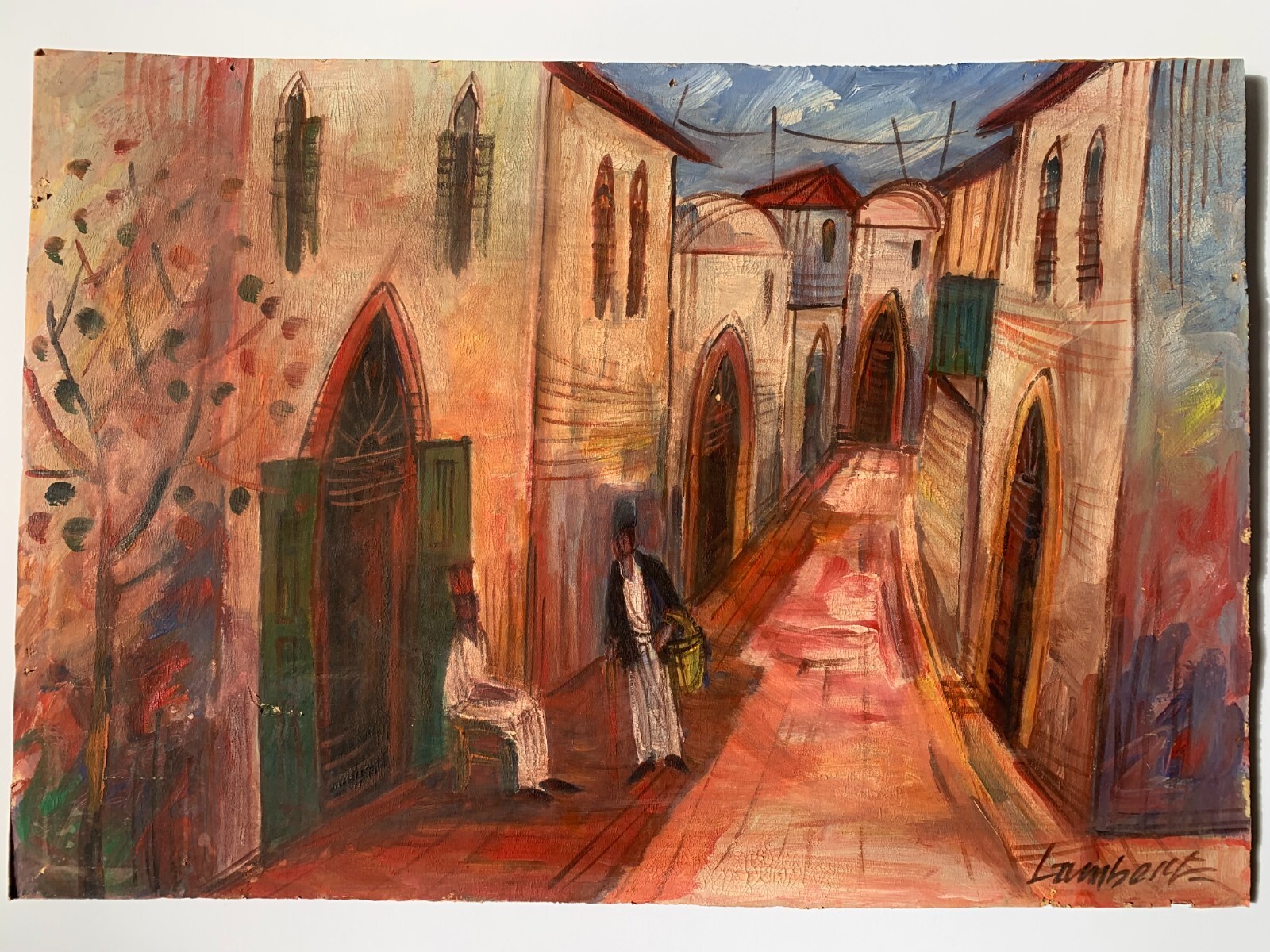 Lambert (Mid 20th Century) Beautiful French School Impressionist Painting