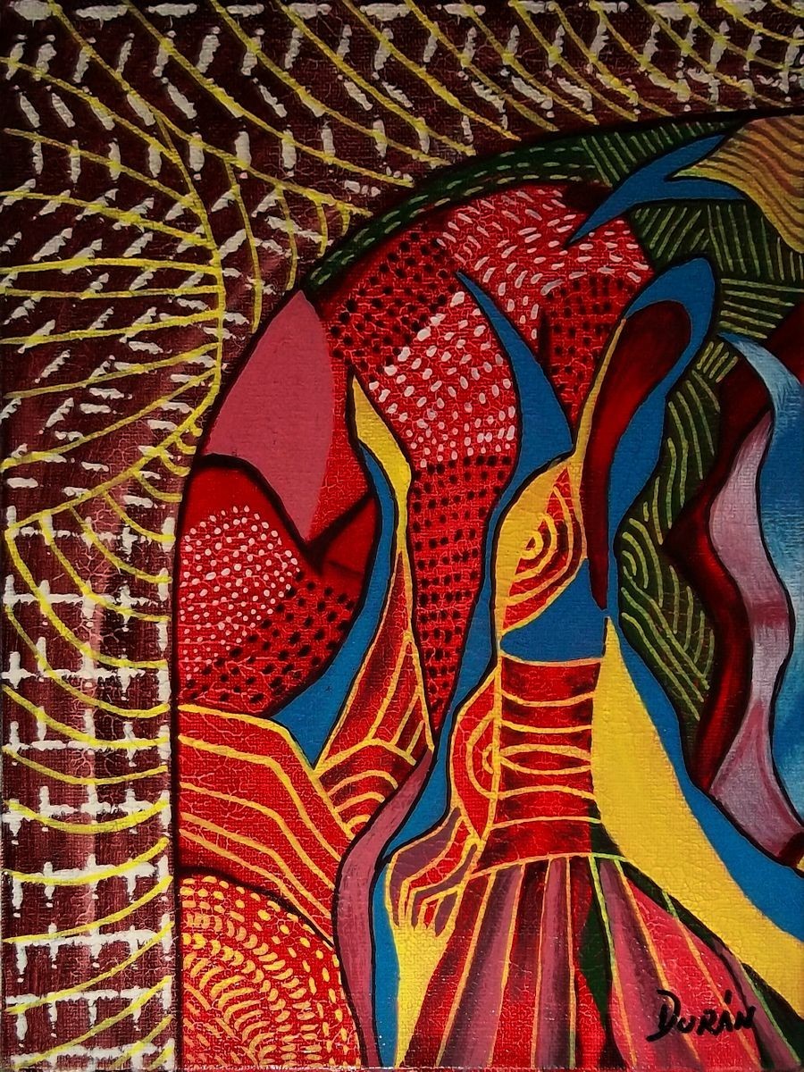 Original art from Santiago de Cuba Arte Cubano Cuban Artist DURAN 11