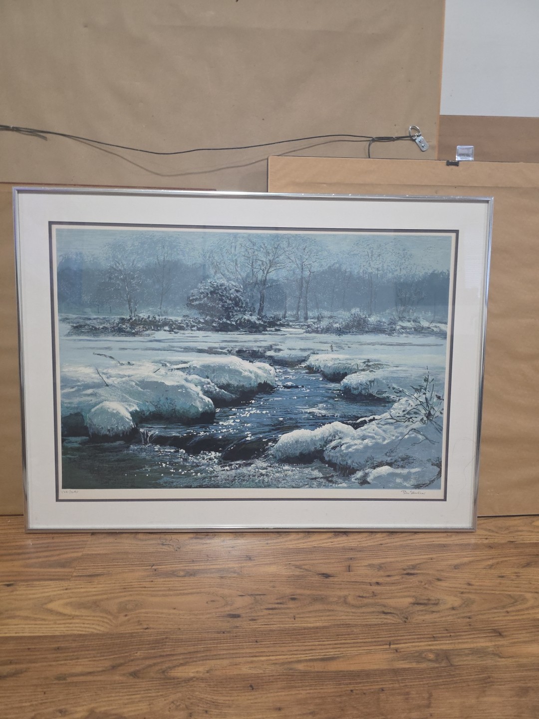 Peter Ellenshaw “Crystal Stream”Limited Edition”Signed Serigraph Print 36”x26.5”