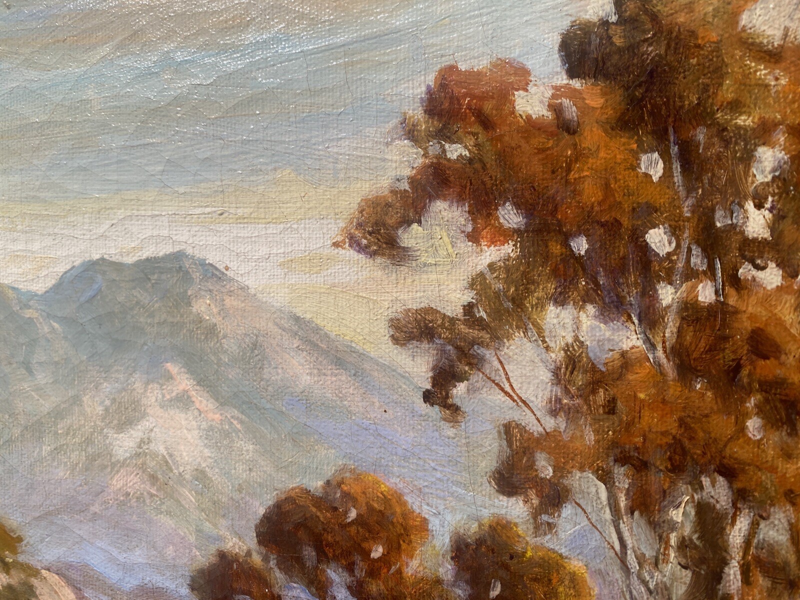 Hebert SARTELLE, «Mt Baldy, San Gabriel Valley» The Itinerant Artist of the West