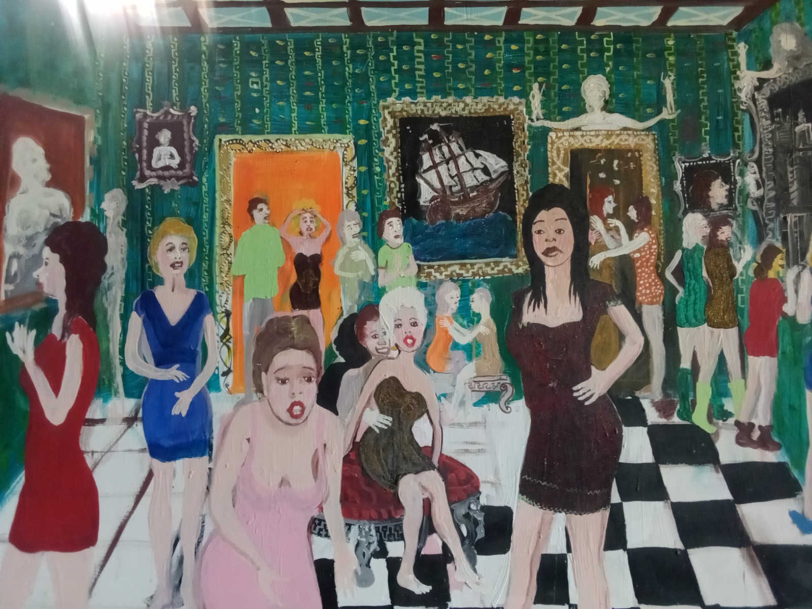 The Exhibition At The Art Museum by William Mayer New York artist