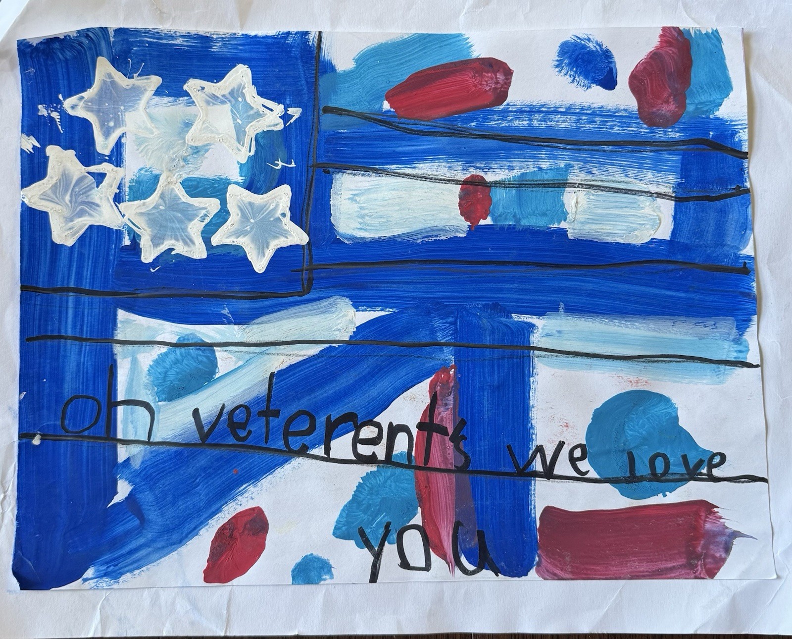 American Patriotic Painting