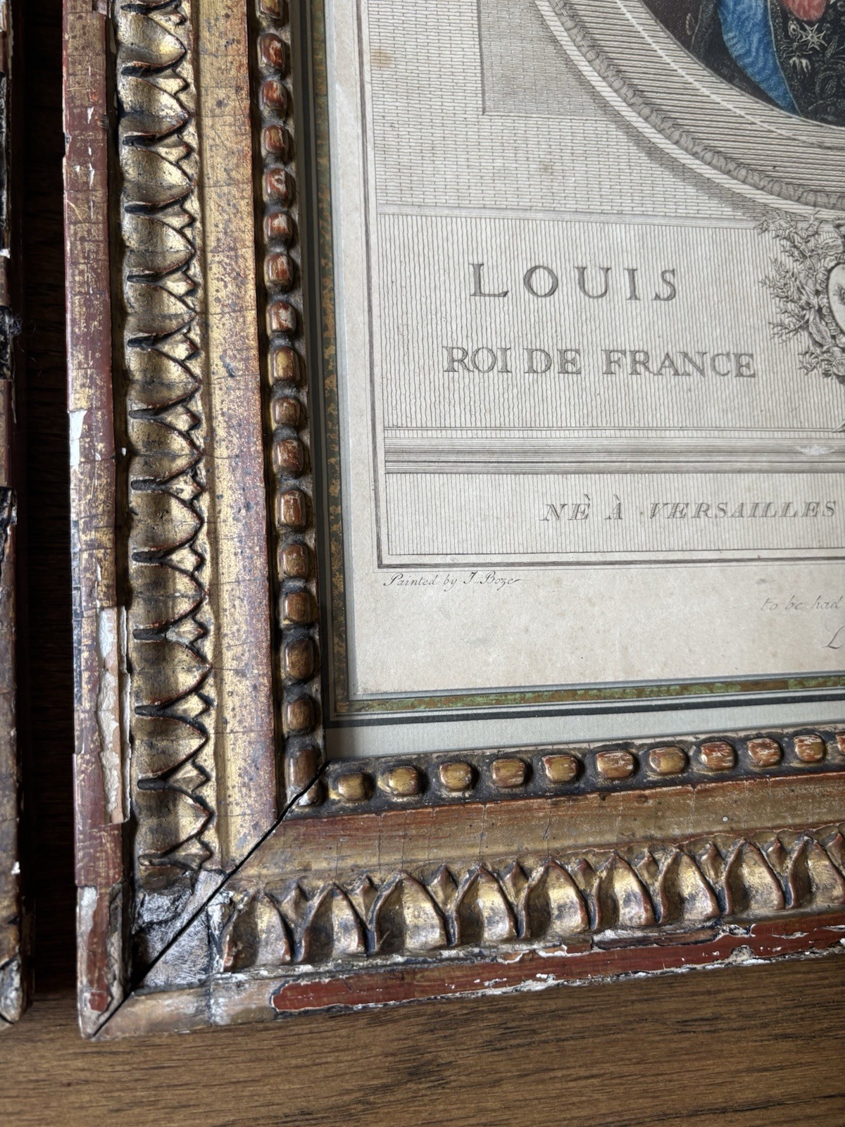 Pair 1793 Louis XVI & Marie Antoinette Stipple Engravings John Curtis Framed Set
