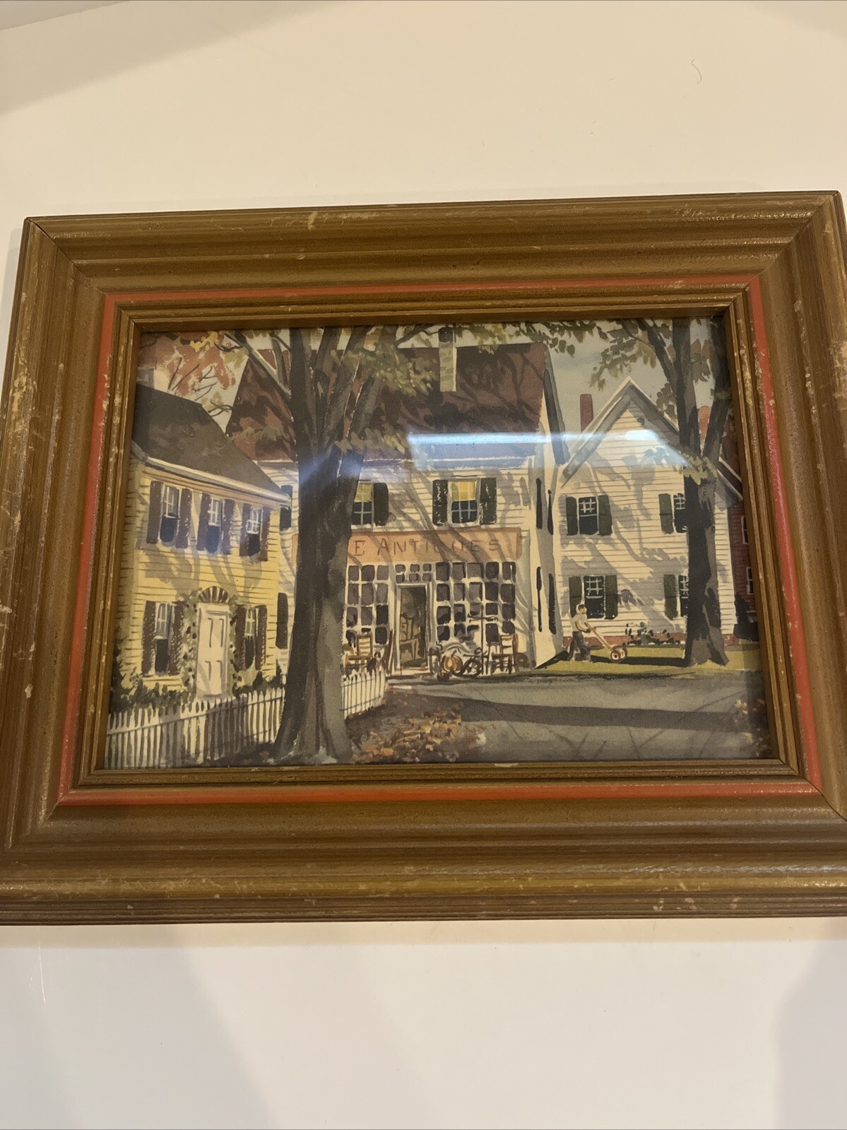 Vintage Painting John Roger’s Picture. Windsor Mode Styled By MLDG CO