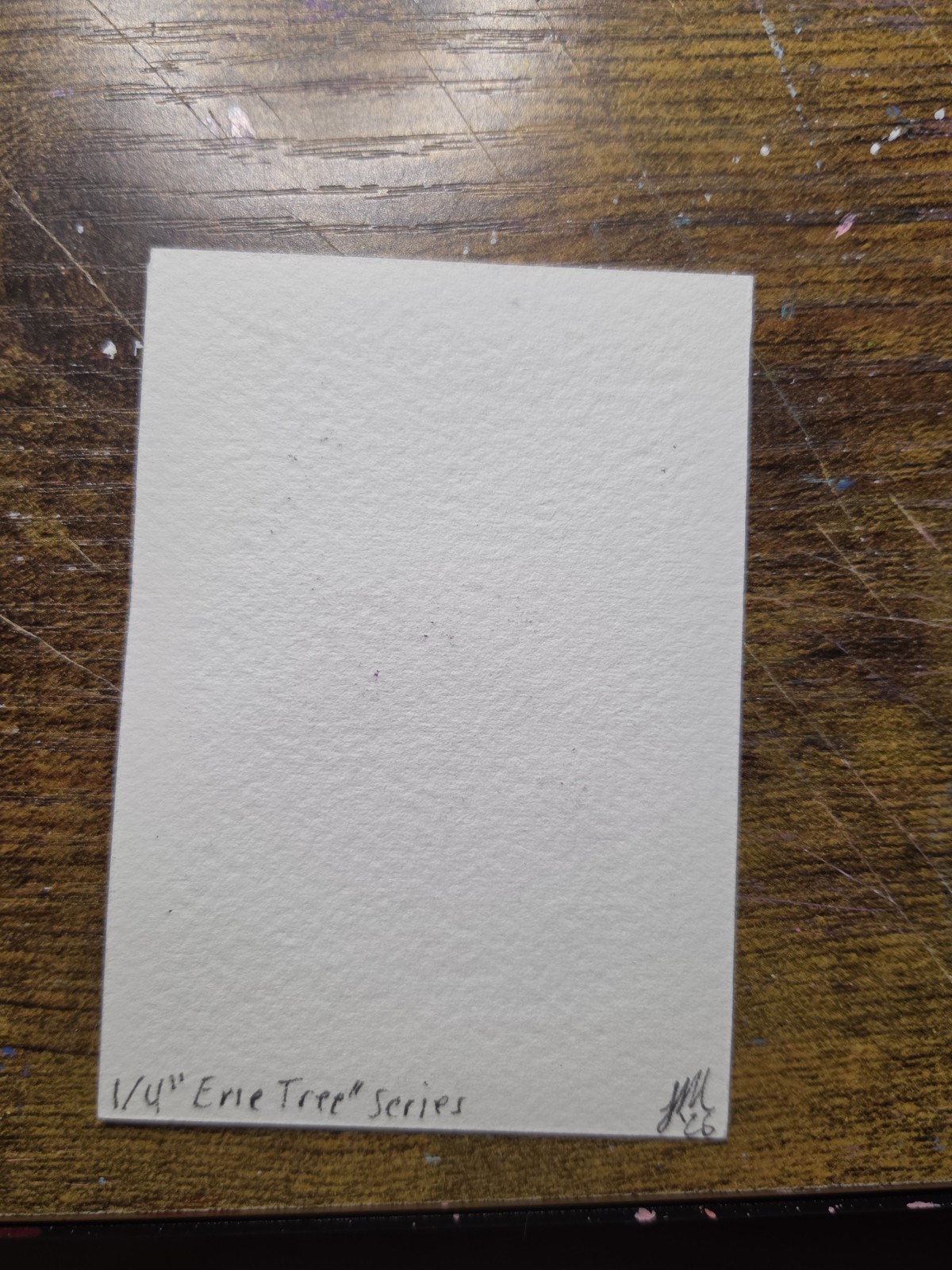 ACEO Original Watercolor Series «Erie Trees» 1 of 4 2.5×3.5