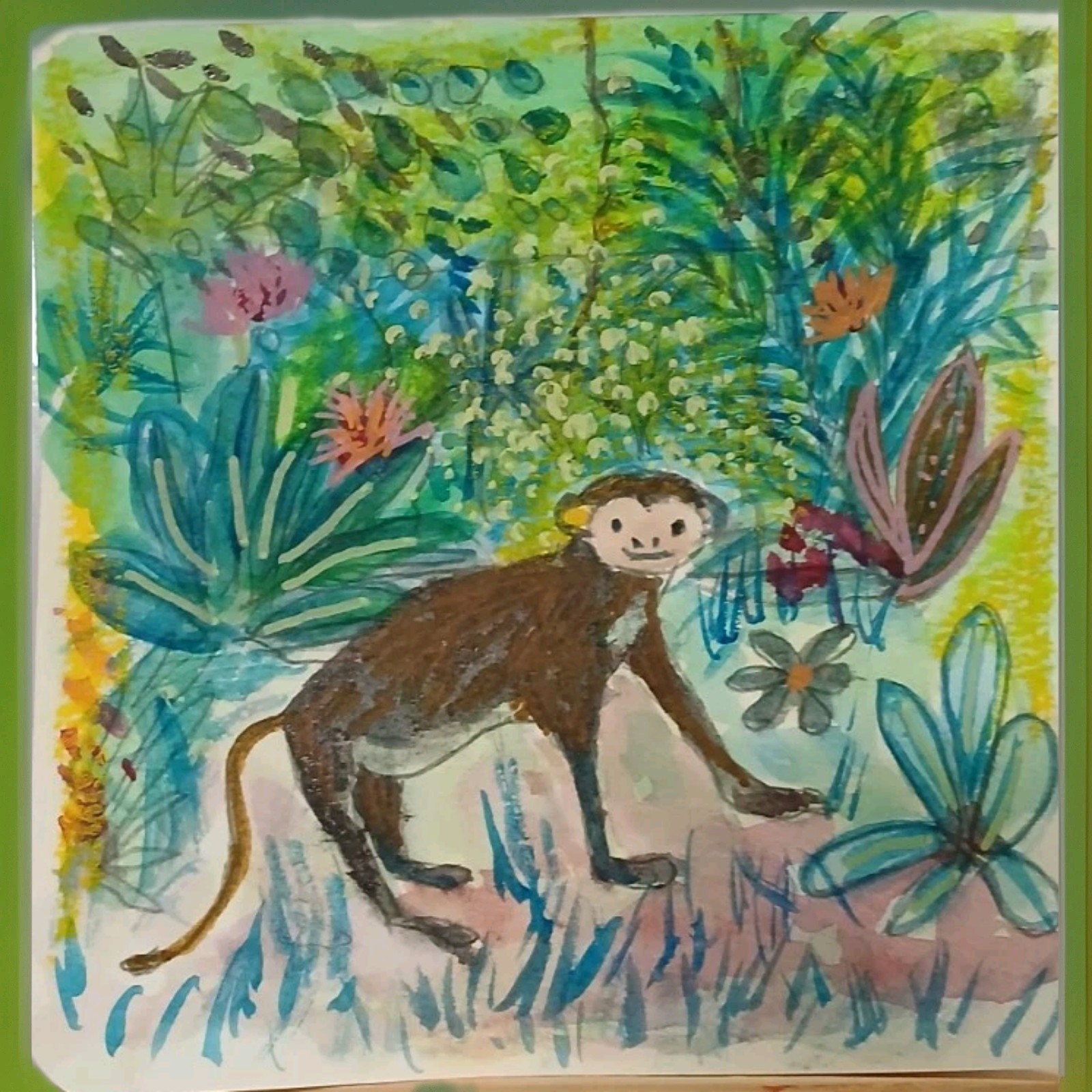 Monkey In The Jungle.