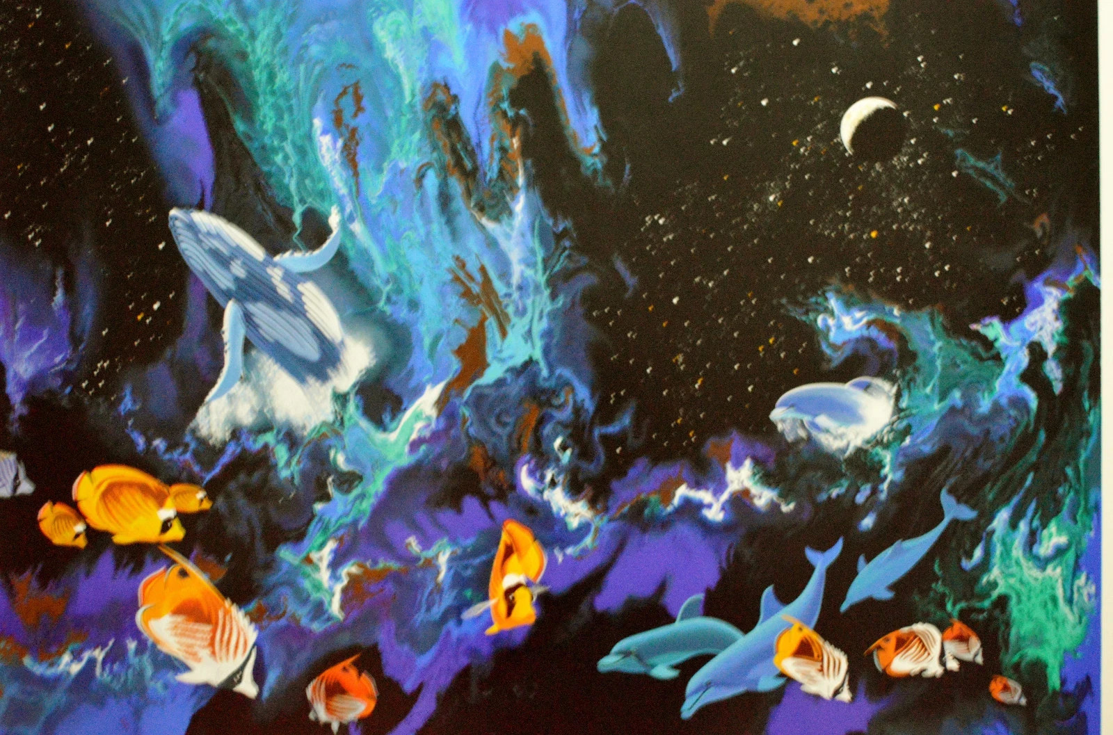 WILLIAM SCHIMMEL SERIGRAPH {» Moondance») SIGNED AND NUMBERD 174/395