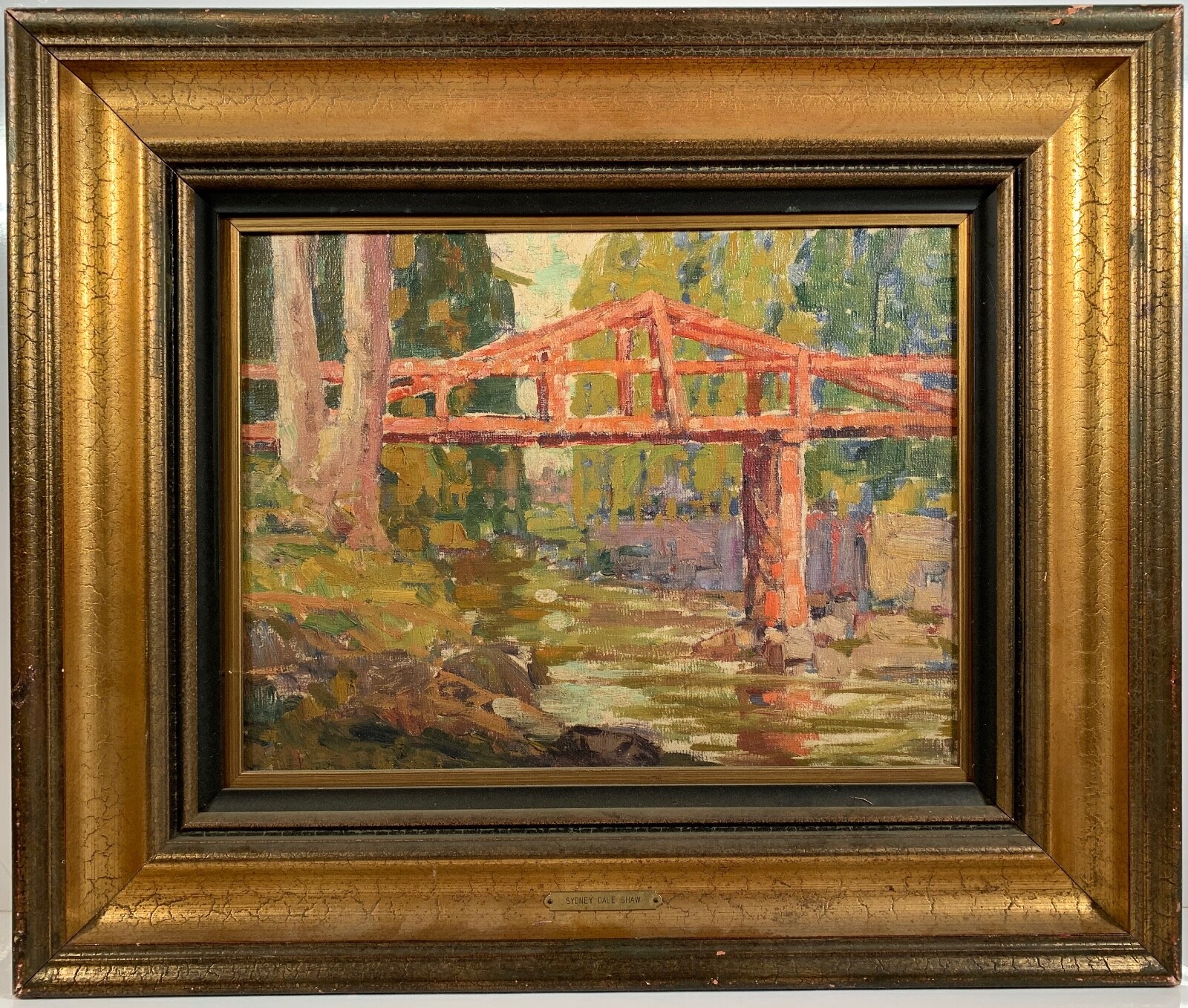 Listed Artist Sydney Dale Shaw (1879-1946) Oil On Canvas w/ Artist Estate Stamp