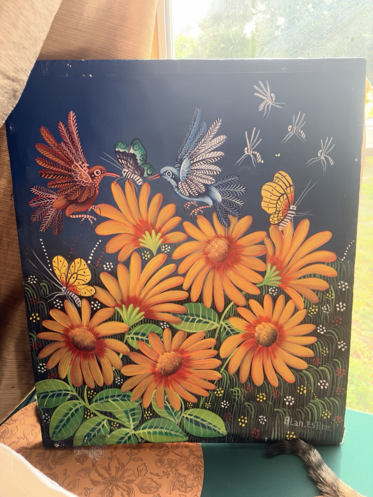 ORIGINAL PAINTING (not A Print) With Aland Estime Signature.