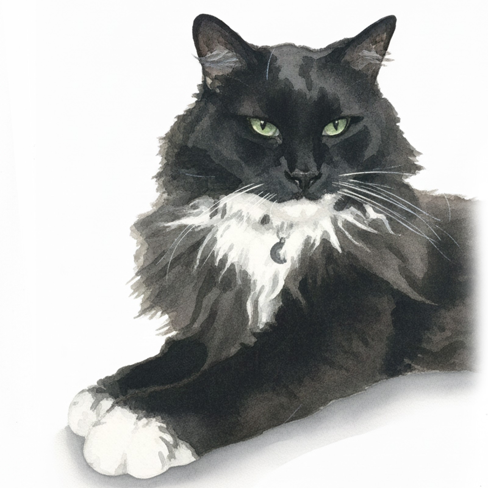 Original 8×10 Size Custom Hand painted watercolor Pet portraits