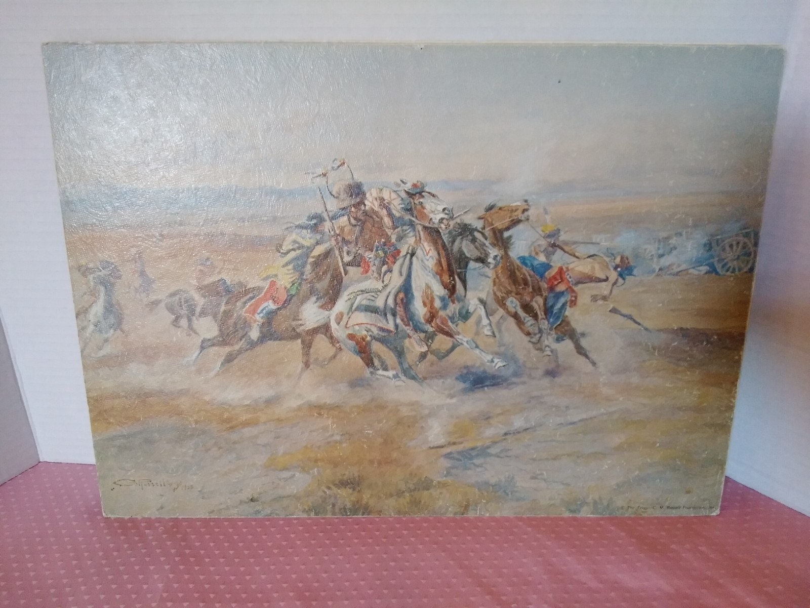 The Attack The Trigg by CM Russel 1900’s Reproduction