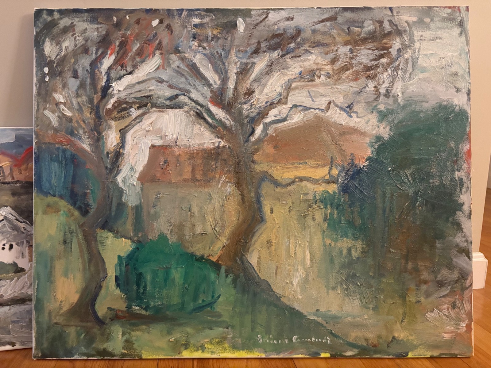 Impressionism Gloucester Landscape Oil Painting 30″x24″ Canvas Original Signed