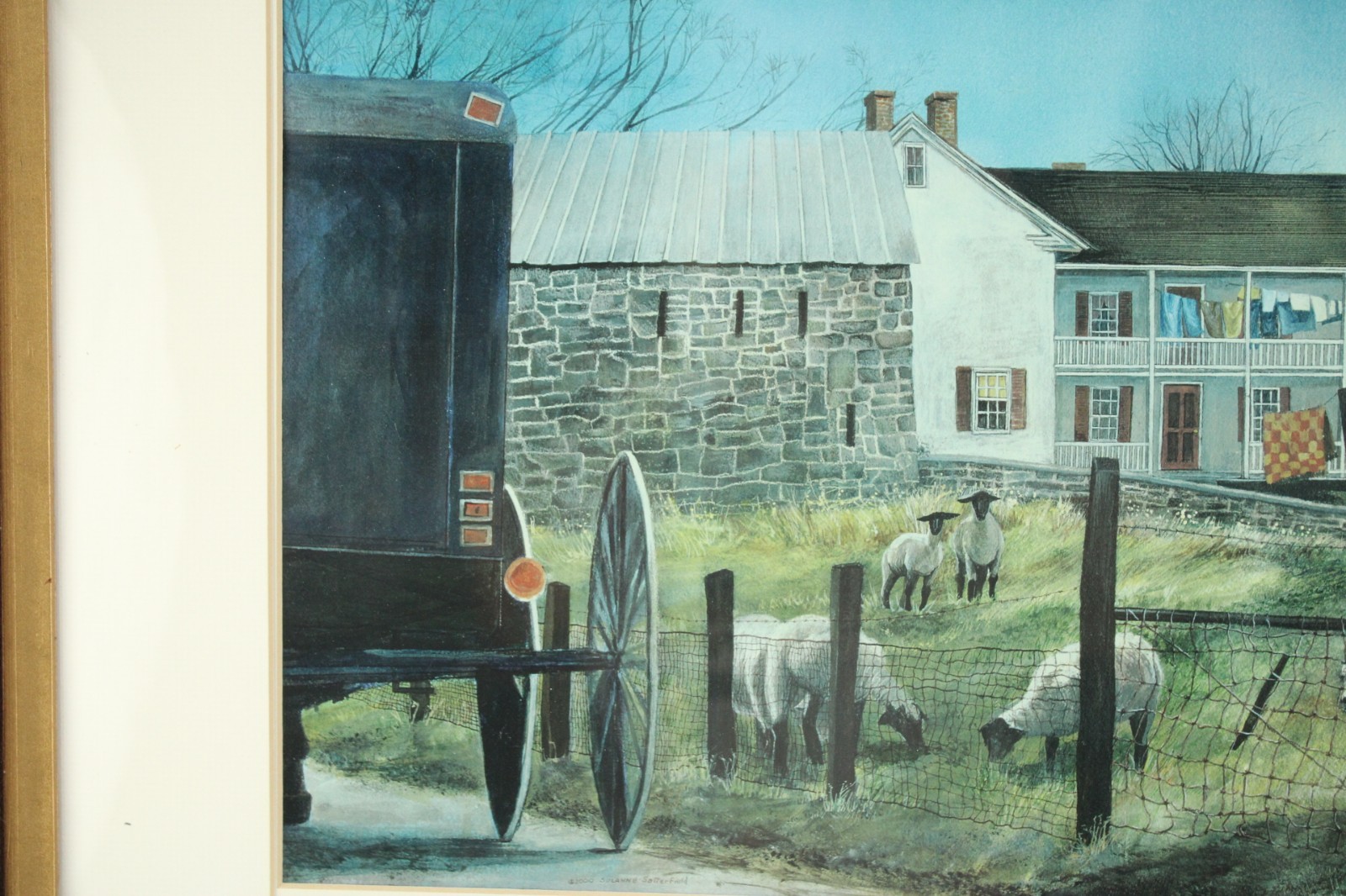 Susan Satterfield Framed Print Lancaster PA Behind the Buggy Amish Deep Frame