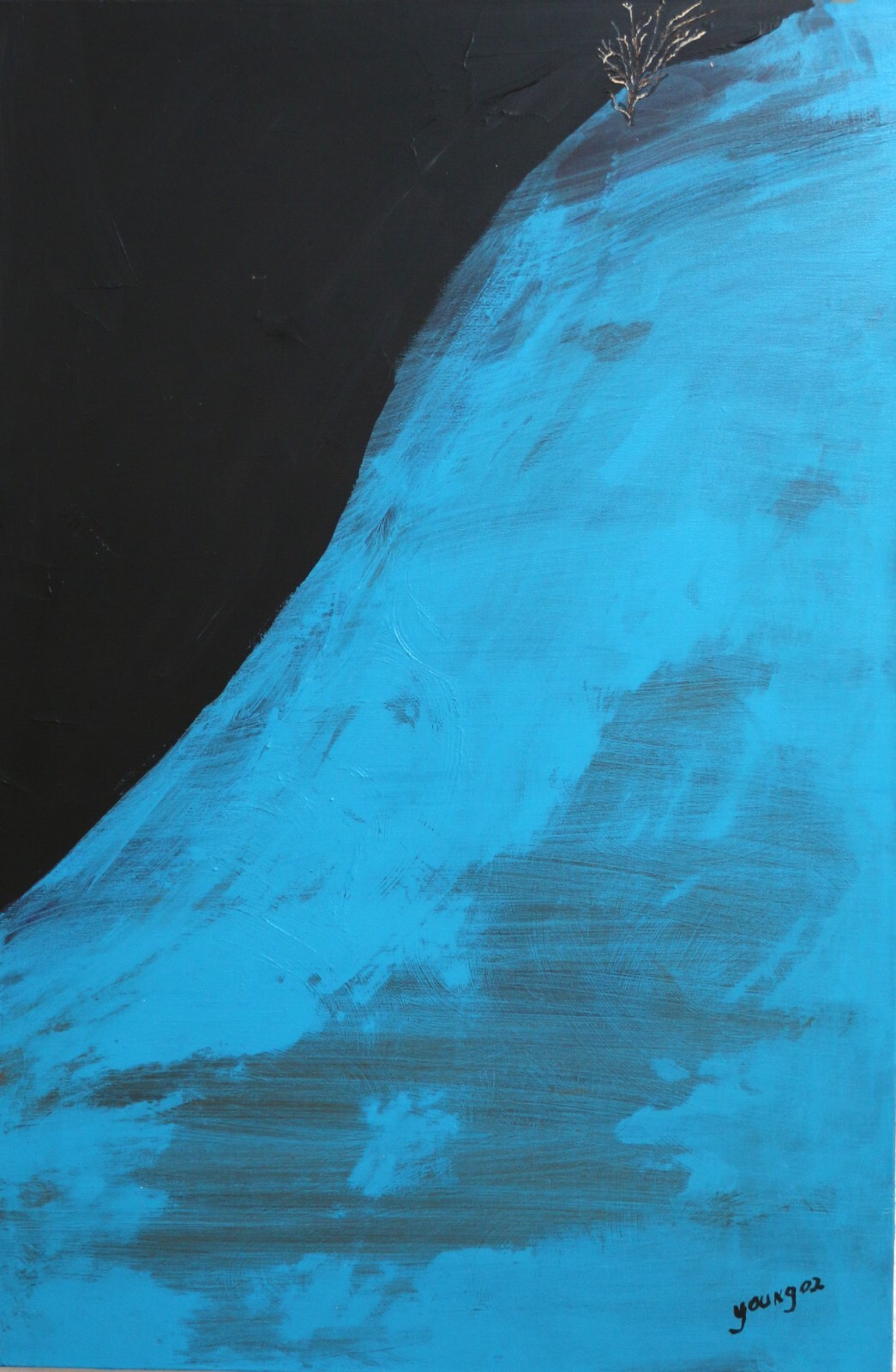 Burt Young, Rocky “It’s Lonely at the Top” Original Painting 36″ x 24″