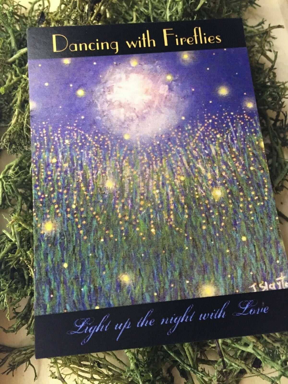 Fireflies ACEO Limited Edition Print Firefly Art Card Lightning Bugs Glow Bug