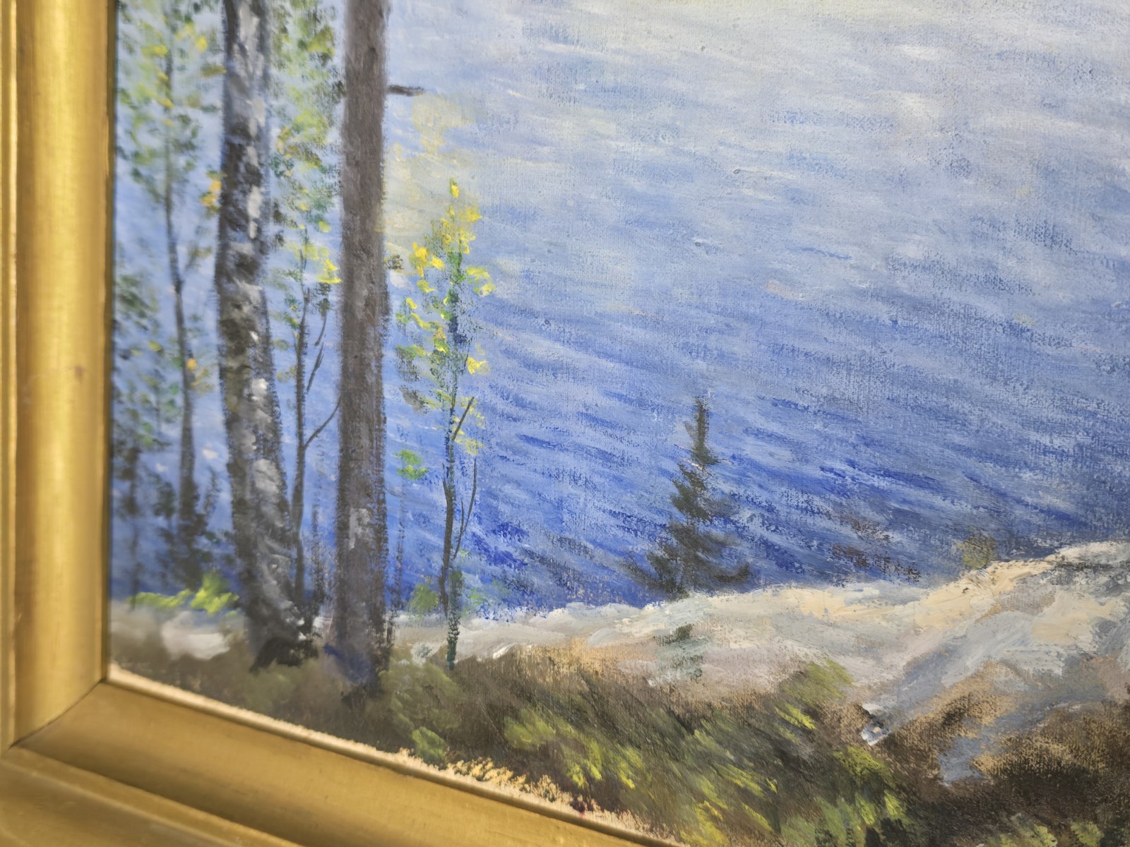 Oil Painting on Canvas, Signed