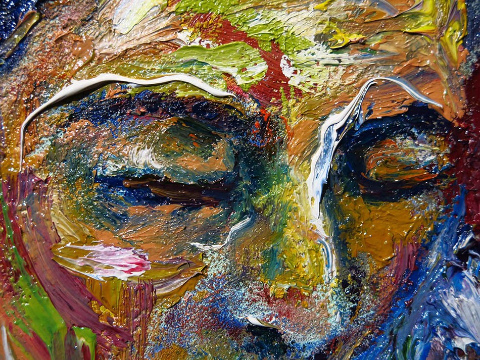 ORIGINAL OIL█PAINTING VINTAGE REALISM█ART SIGNED MAN LOVE MARRIAGE NR 24x24x1.5″