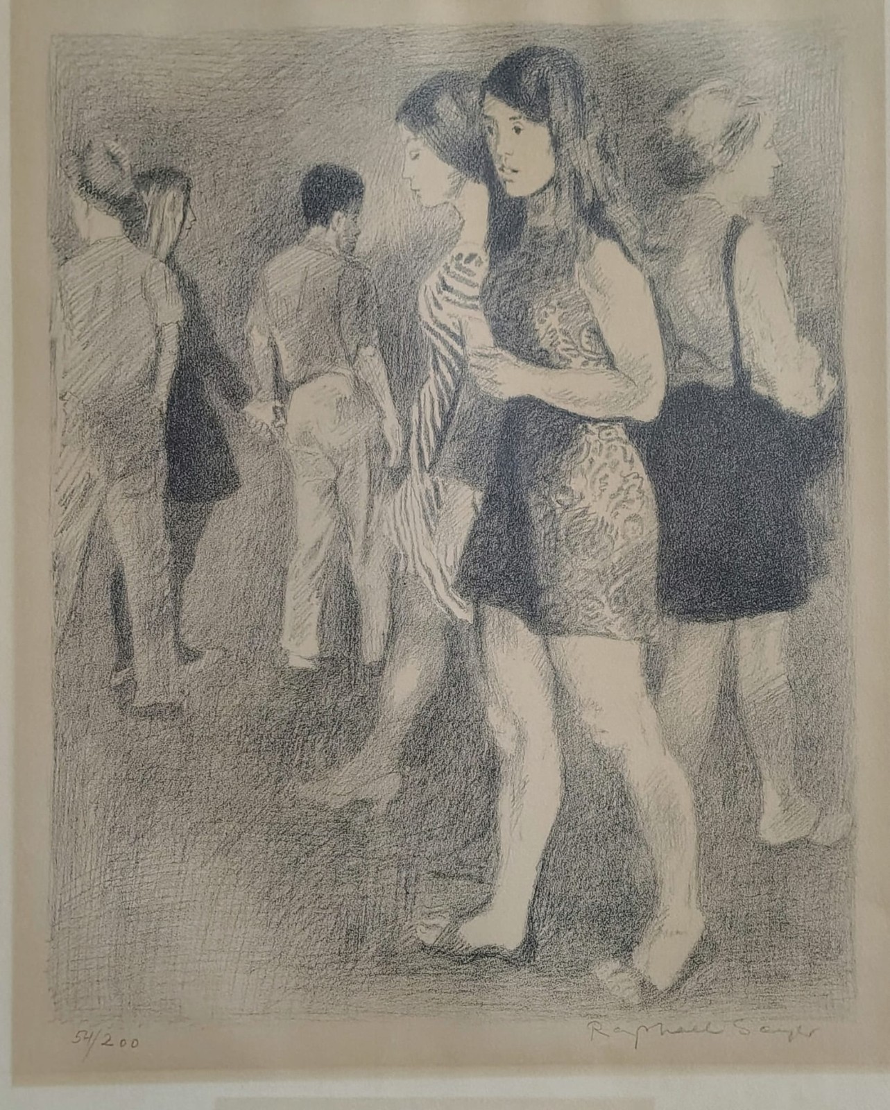 Raphael Soyer Signed And Numbered Important Listed Artist