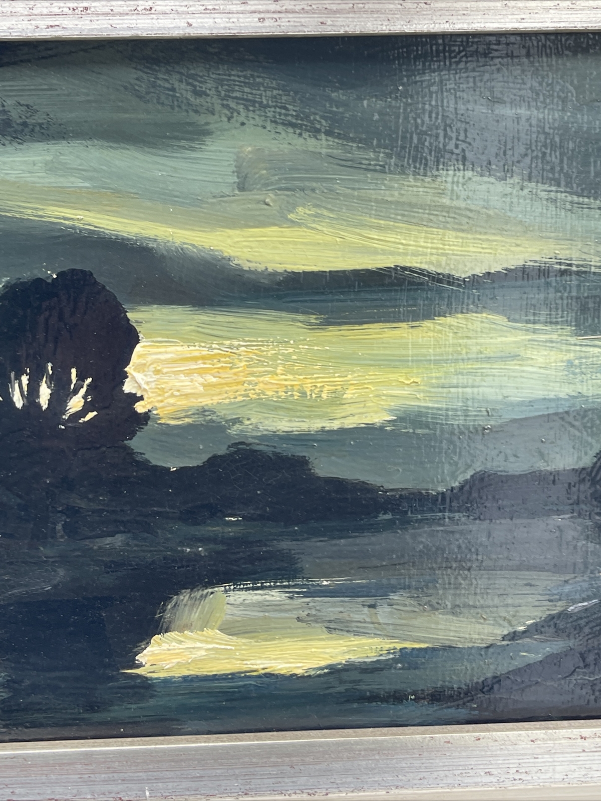 Toon Koster Painting Expressionist Landscape Holland Modernist Listed NIGHT SKY