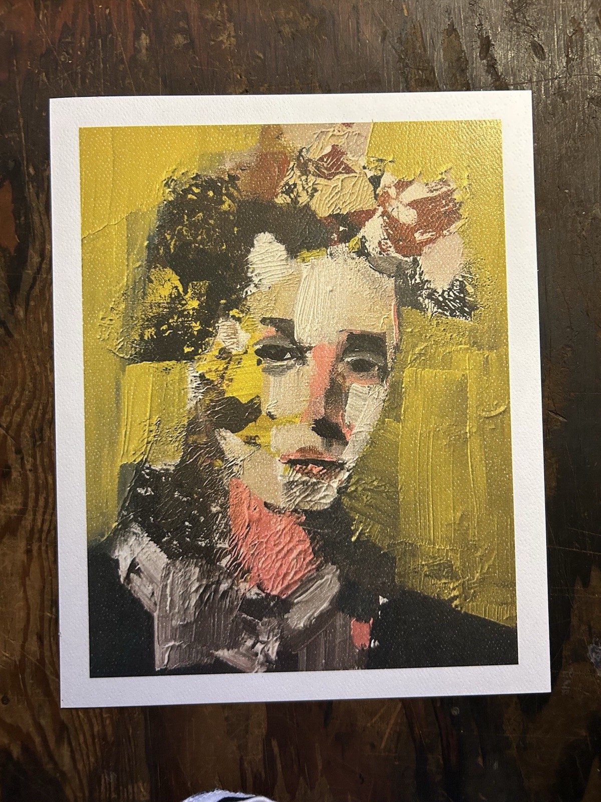 Parsons People PRINT Signed. 8×10 Textured 100 Lb Art Stock.