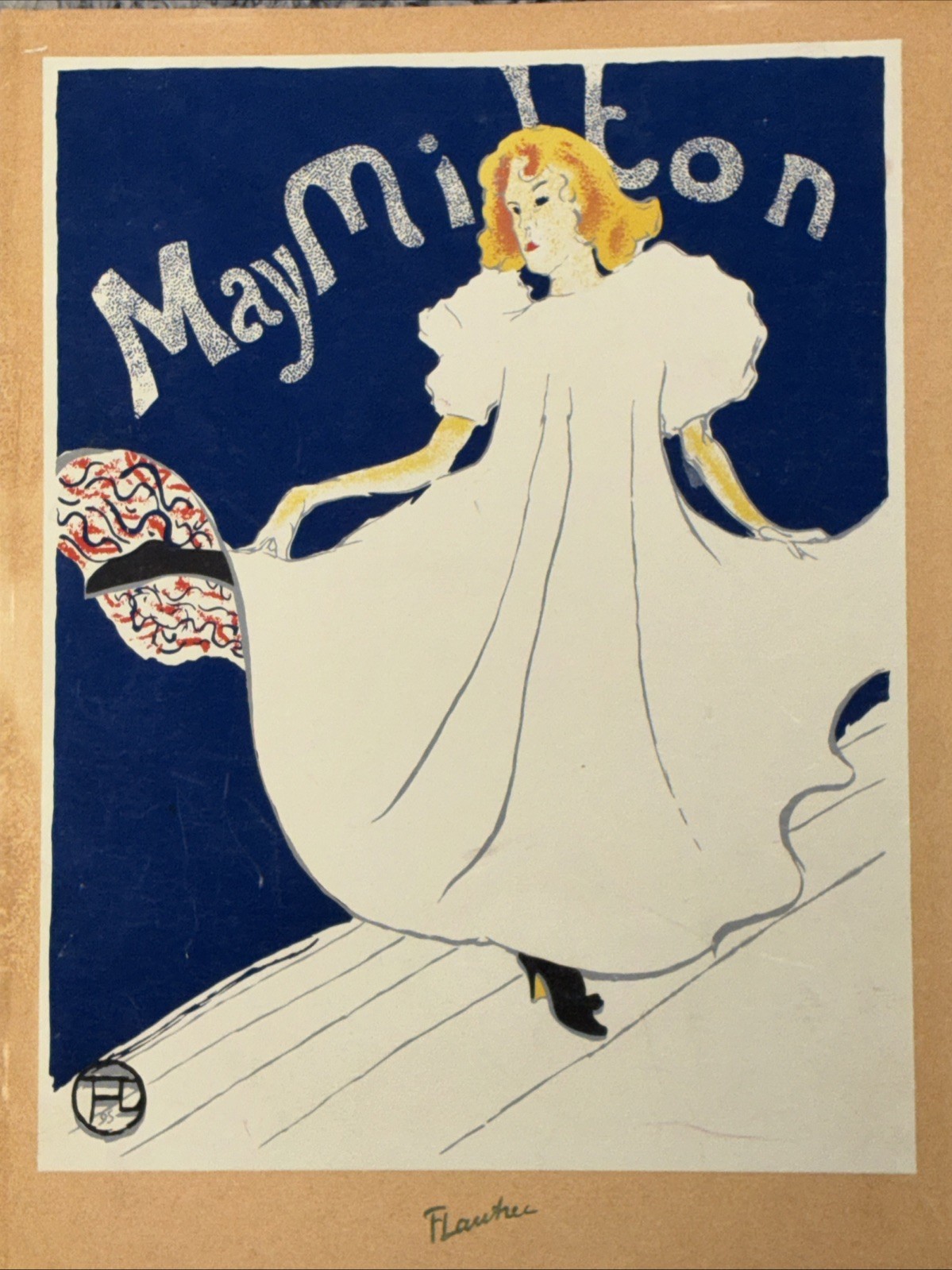 Henri De Toulouse-Lautrec- Lithograph May Milton Printed In 1957 By Mourlot.