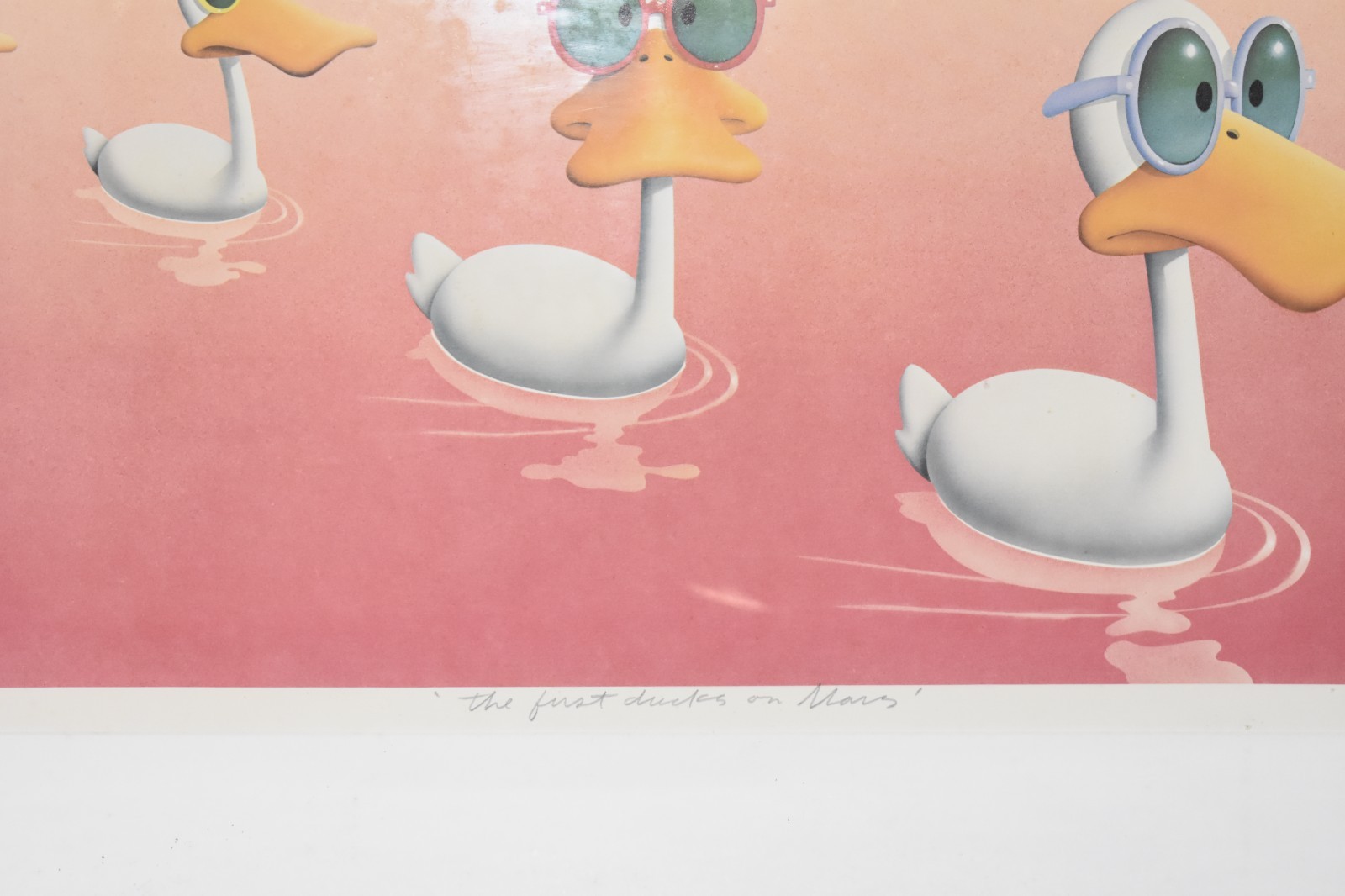 Michael Bedard «First Ducks on Mars» signed original w/ certificate 419/450