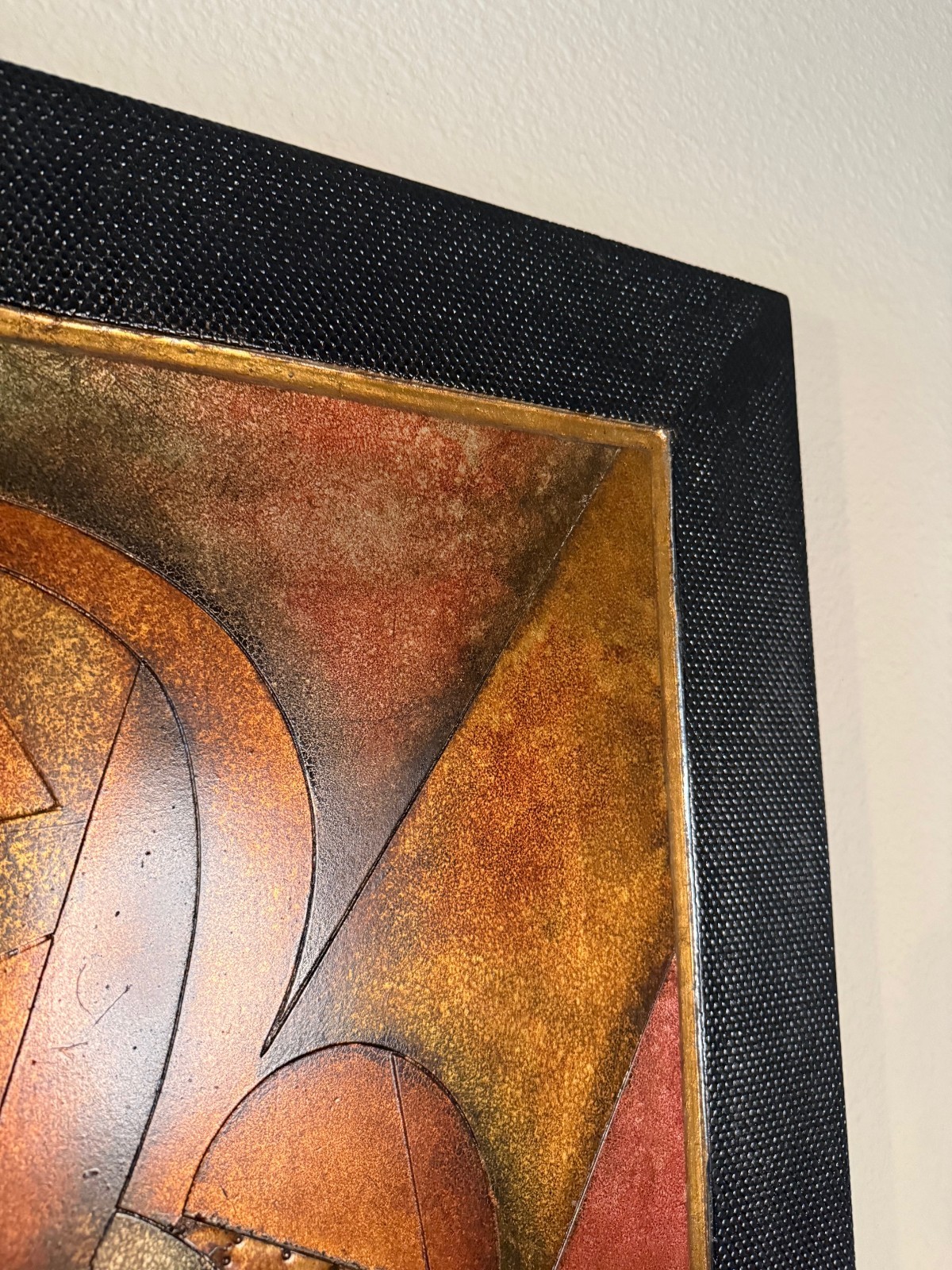 Large Cubist Abstract Figurative Painting 48” x 40” Modernist Statement Art