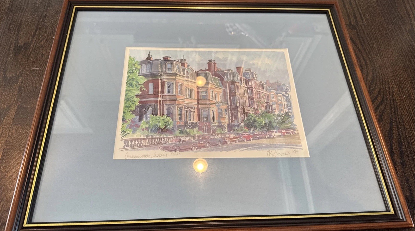 Robert Kennedy Signed Framed Watercolor Print Ltd Ed 52/1500