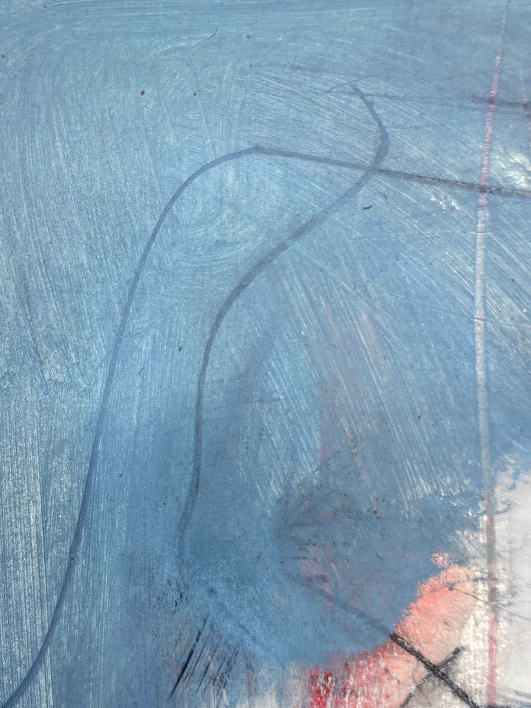 * MANFRED NIPP MALEREI ABSTRAKT ACRYLFARBE GEOMETRISCH MIXED MEDIA