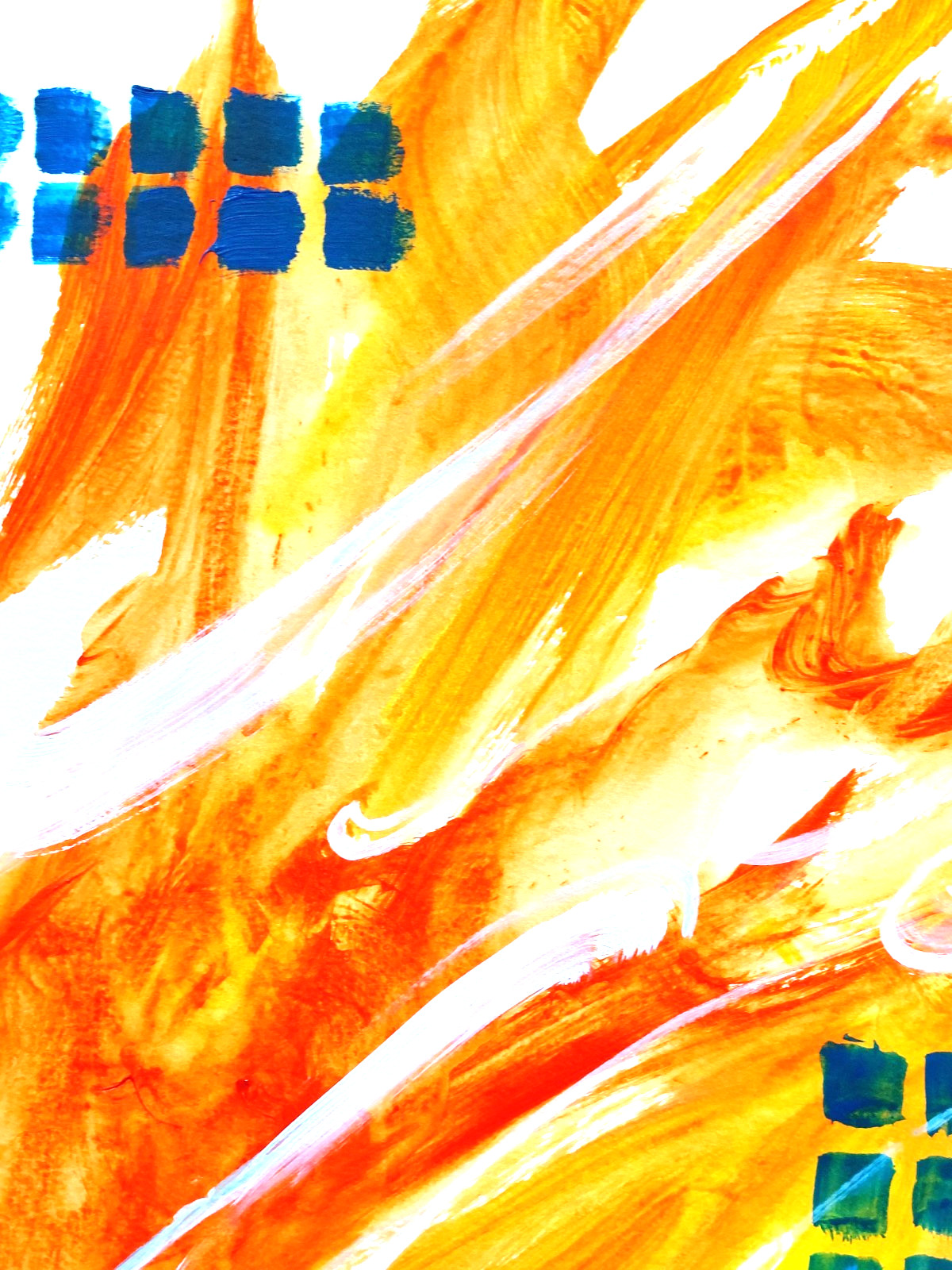 LOVELESS – Expressionism 11 X 15 Handmade Signed Abstract