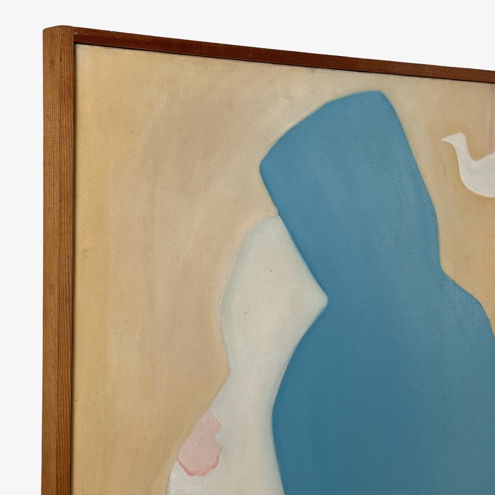 Vintage Modernist Abstract Biomorphic Still Life, Signed (c. 1960, OOC)