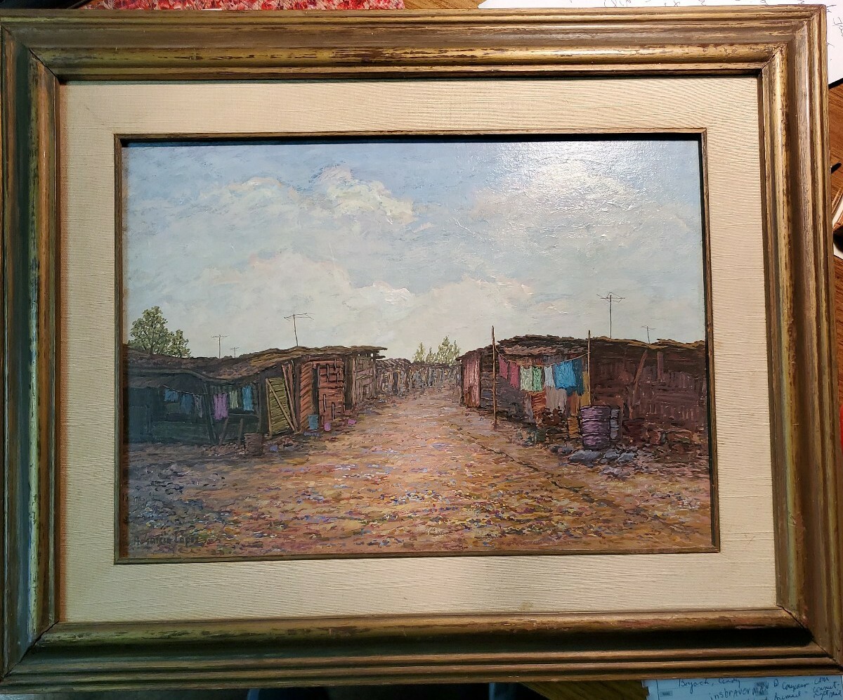 Signed Oil on Board, A. Garcia Lopez-13.5 x 9.5 inches