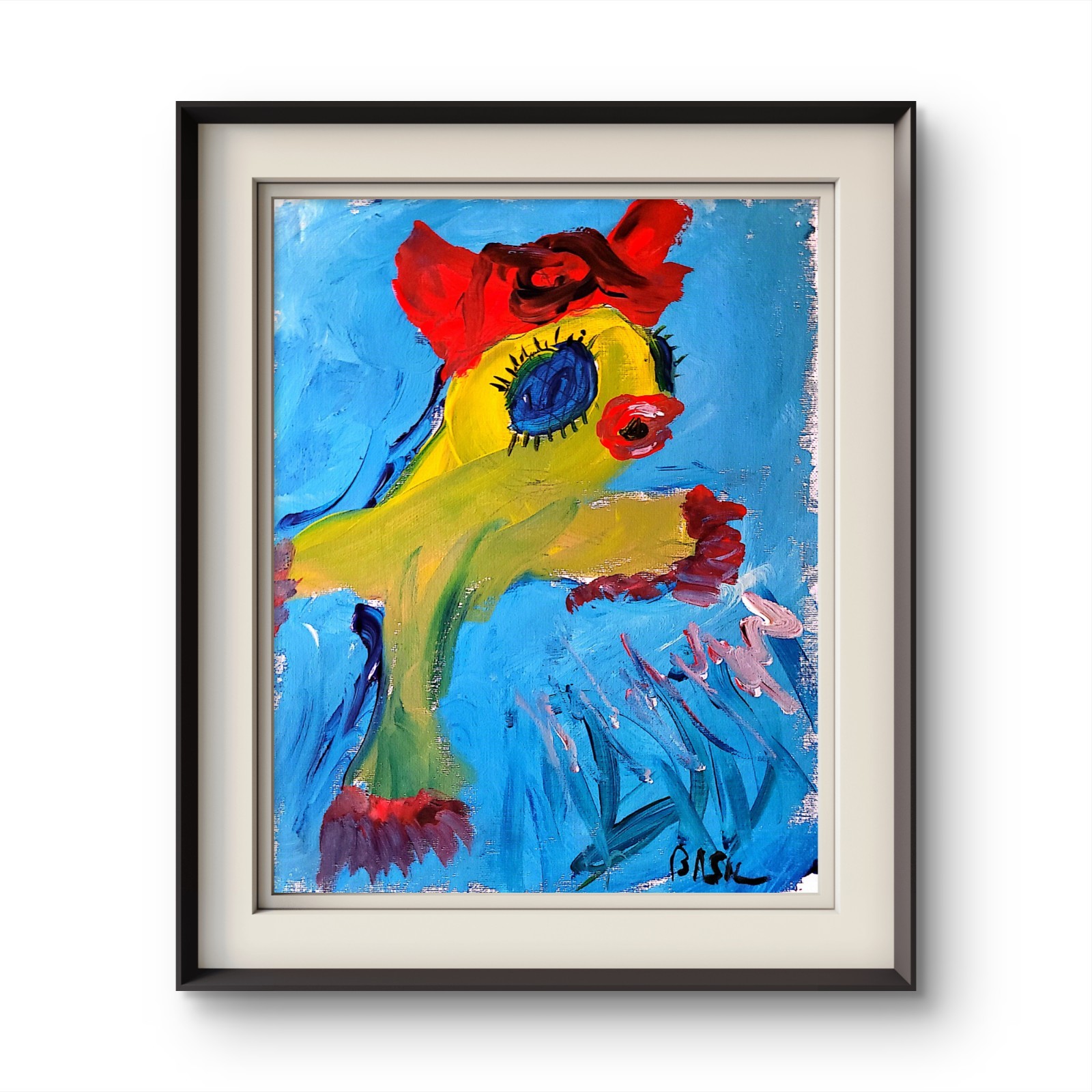 Goldfish Contemporary Expressionist Original Painting
