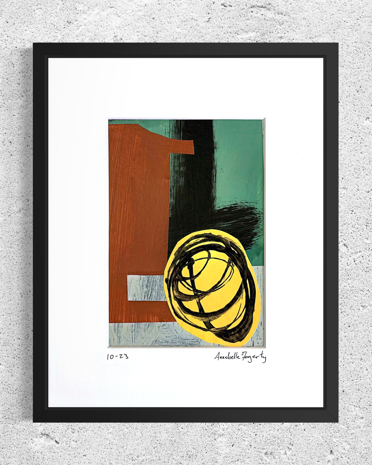 Set Of 8 Original Still Life Collage 8×10 Matted Contemporary Kitchen Wall Art