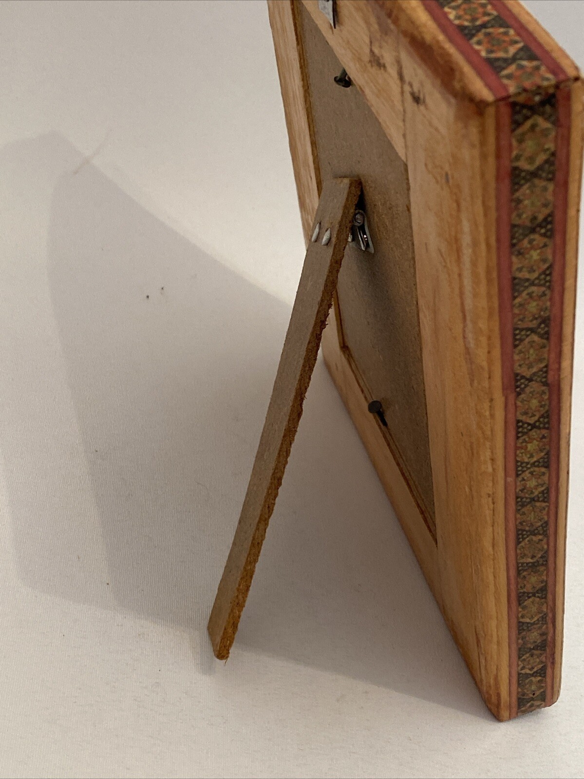 Khatam Kari Rahmen mit original Malerei signiert – Persien