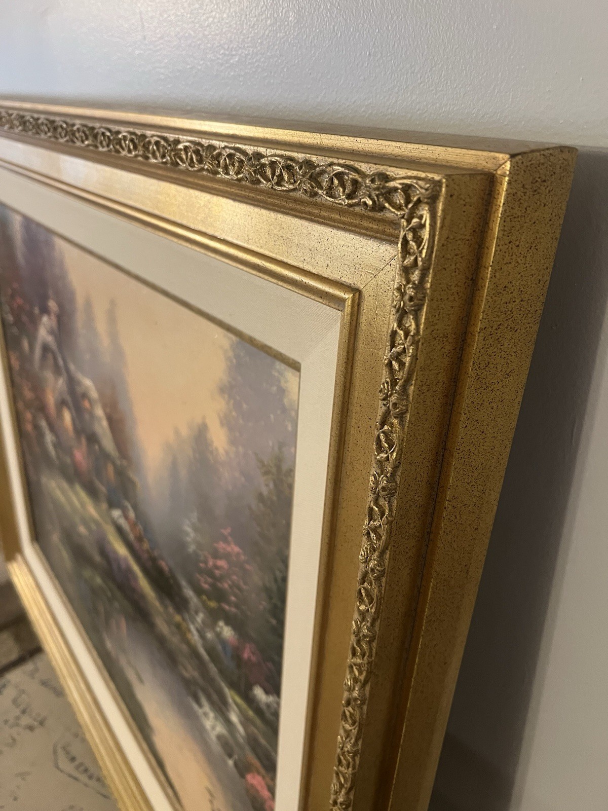 Thomas Kinkade Everett’s Cottage 24×30 Canvas Renaissance Ed. R/E SIGNED 72/400