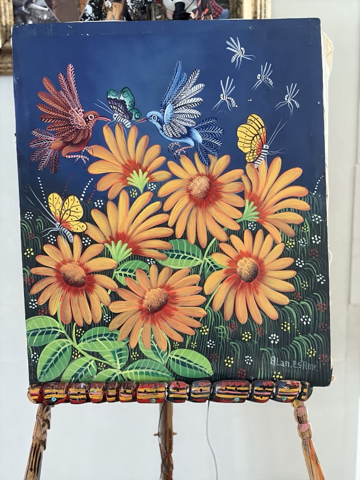 ORIGINAL PAINTING (not A Print) With Aland Estime Signature.