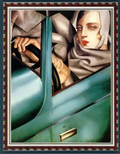 Handmade Oil Painting Reproduction OF Tamara De Lempicka Girl On Canvas 24″X36″