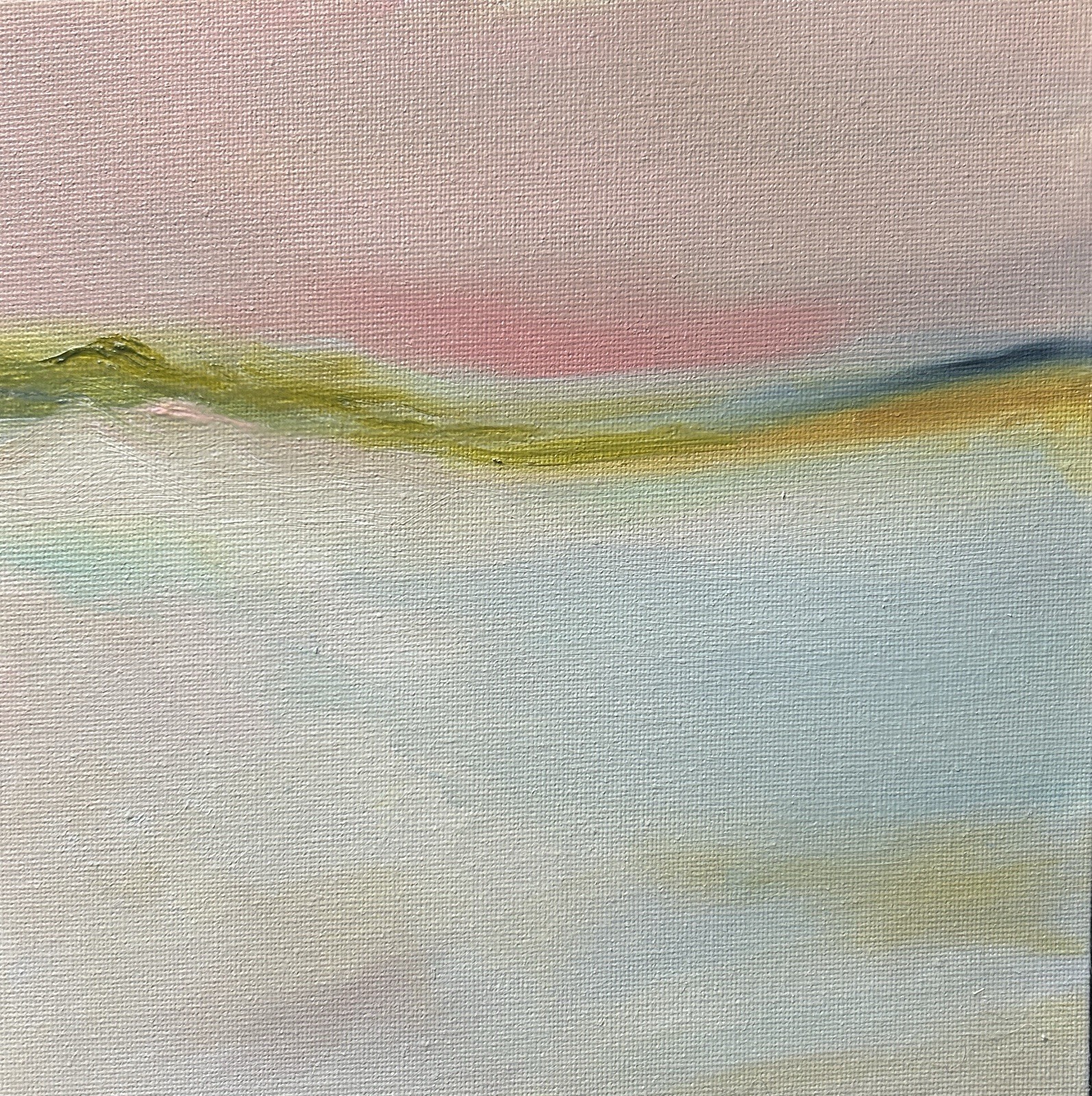 Original painting – STOP AND LINGER – landscape on linen