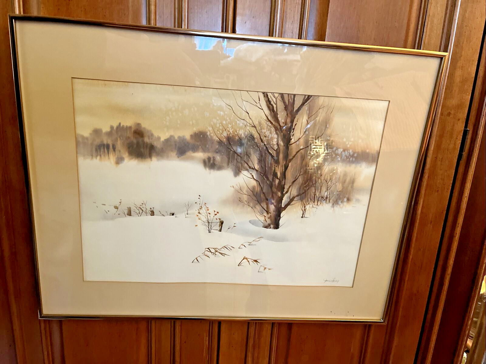 2010 Landscape Watercolor by Jane Frey Springfield IL Artist Multiple Awards +