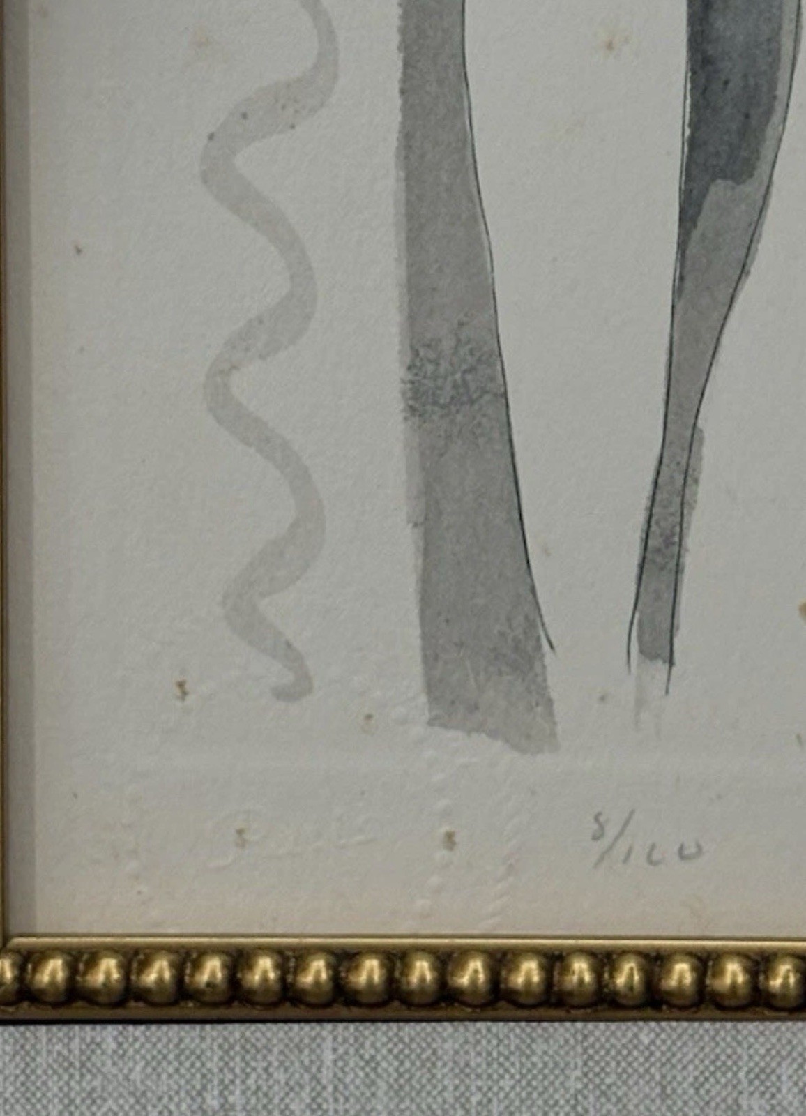 Pablo Picasso Lithograph Hand Signed, Numbered & Stamped 1900-1970s Framed