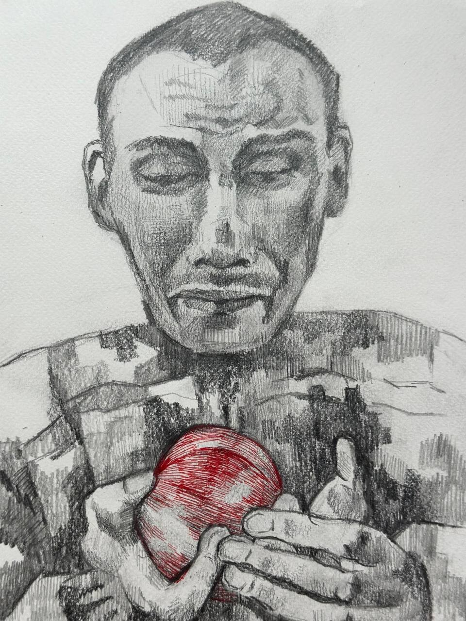 Picture of a Ukrainian artist Kostiuk-Shostka,»I dreamed about him for a year»