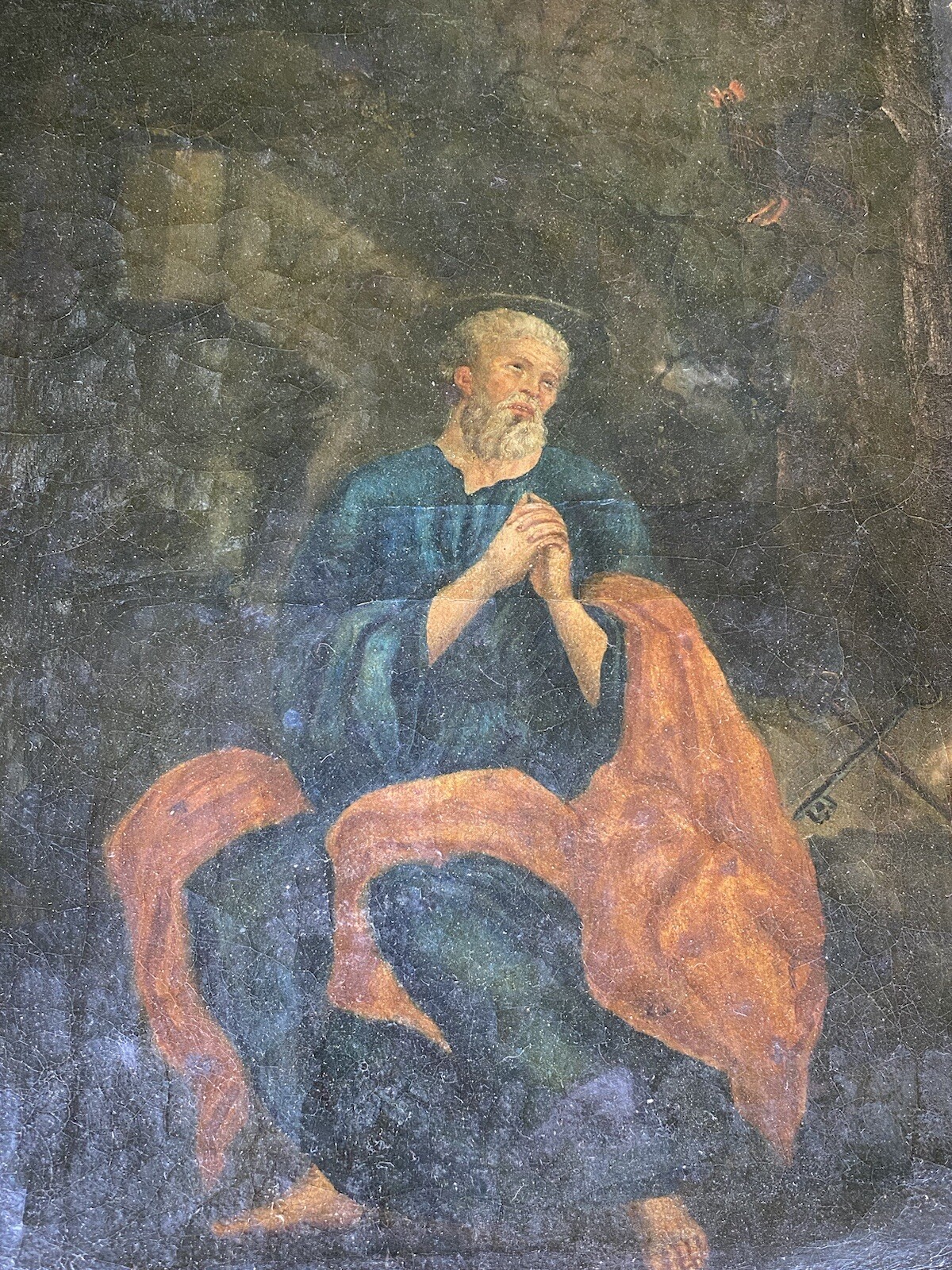 Saint Pierre & Oil On Canvas & 17th Century & Painting