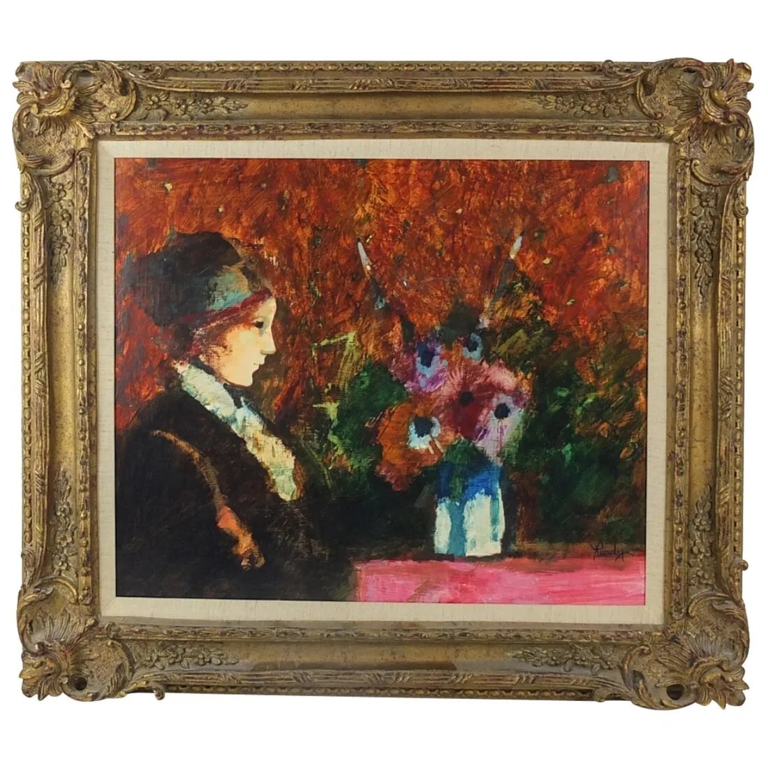 Donald Roy Purdy, American (1924 – 2016) «Women With Flowers» Signed Lower RT