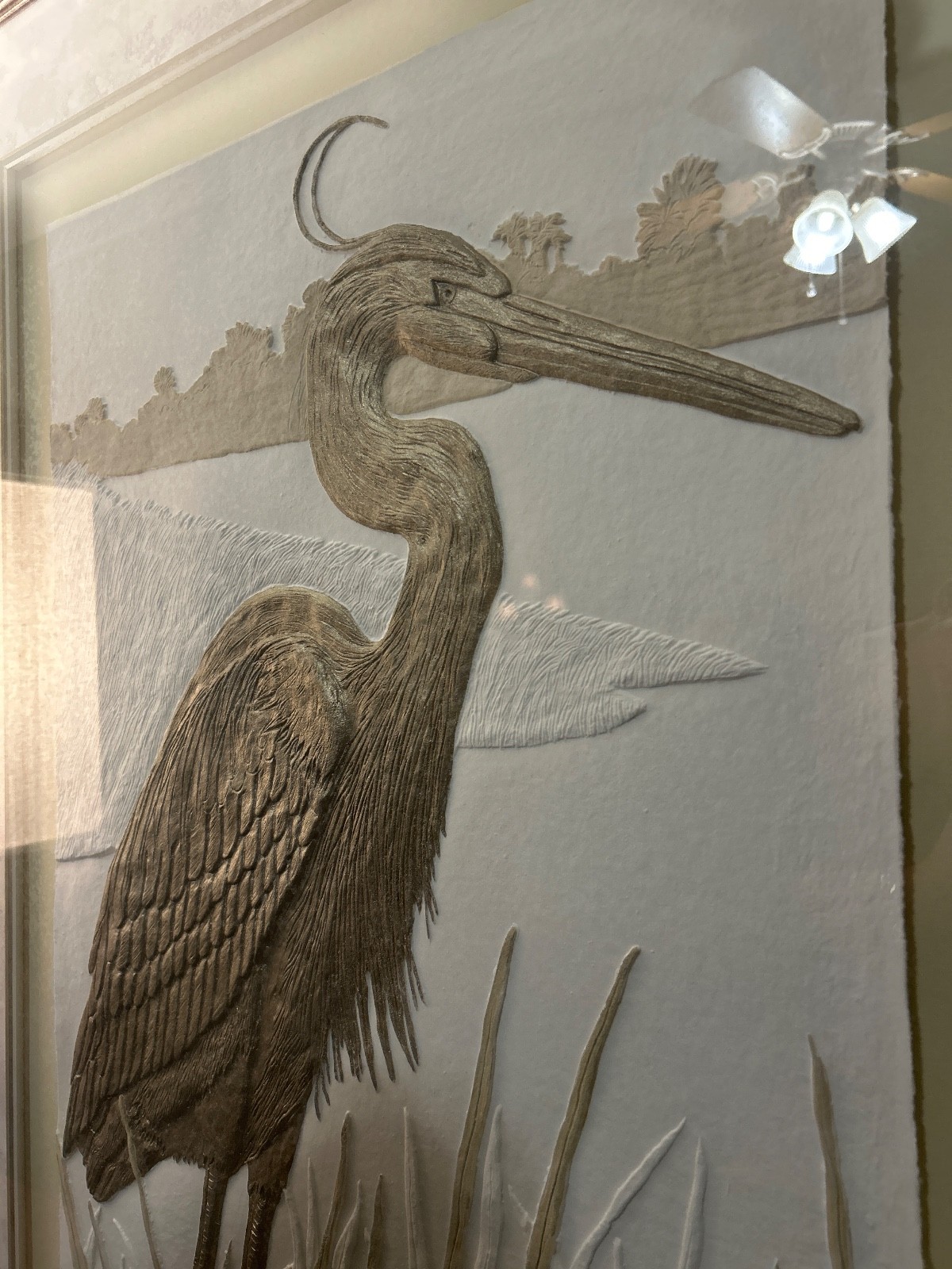 Original Lori Kiplinger Pandy “Heron” Art