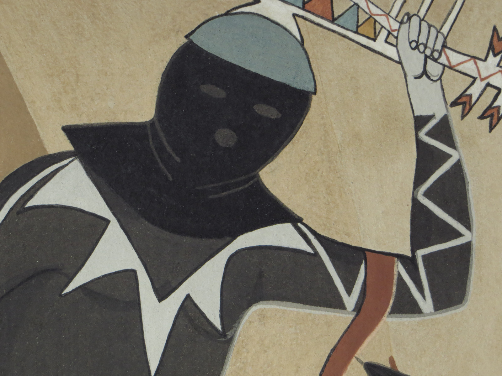 PABLITA VELARDE Listed APACHEE devile dancer NEW MEXICO (1918-2006) O/B 28″x16″