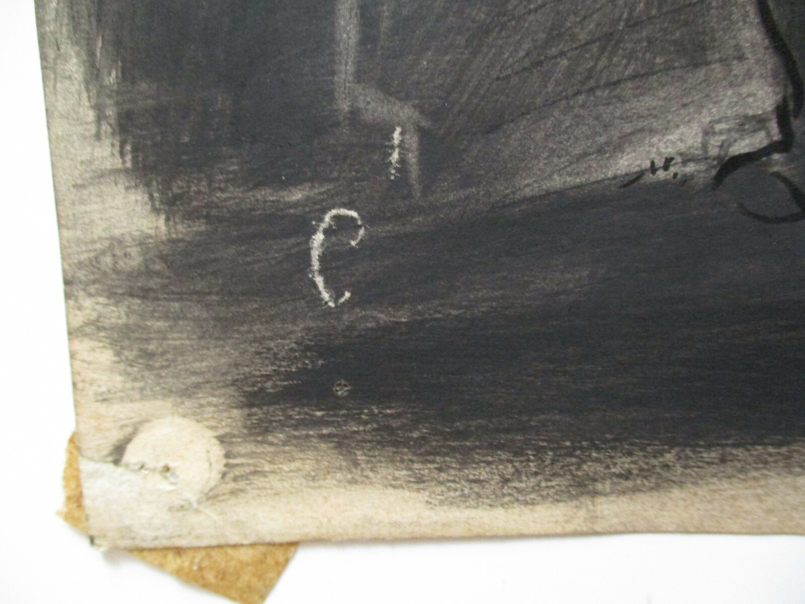 Antique Drawing American Regionalism Ashcan Wpa Horse Farm Workers Original 1930