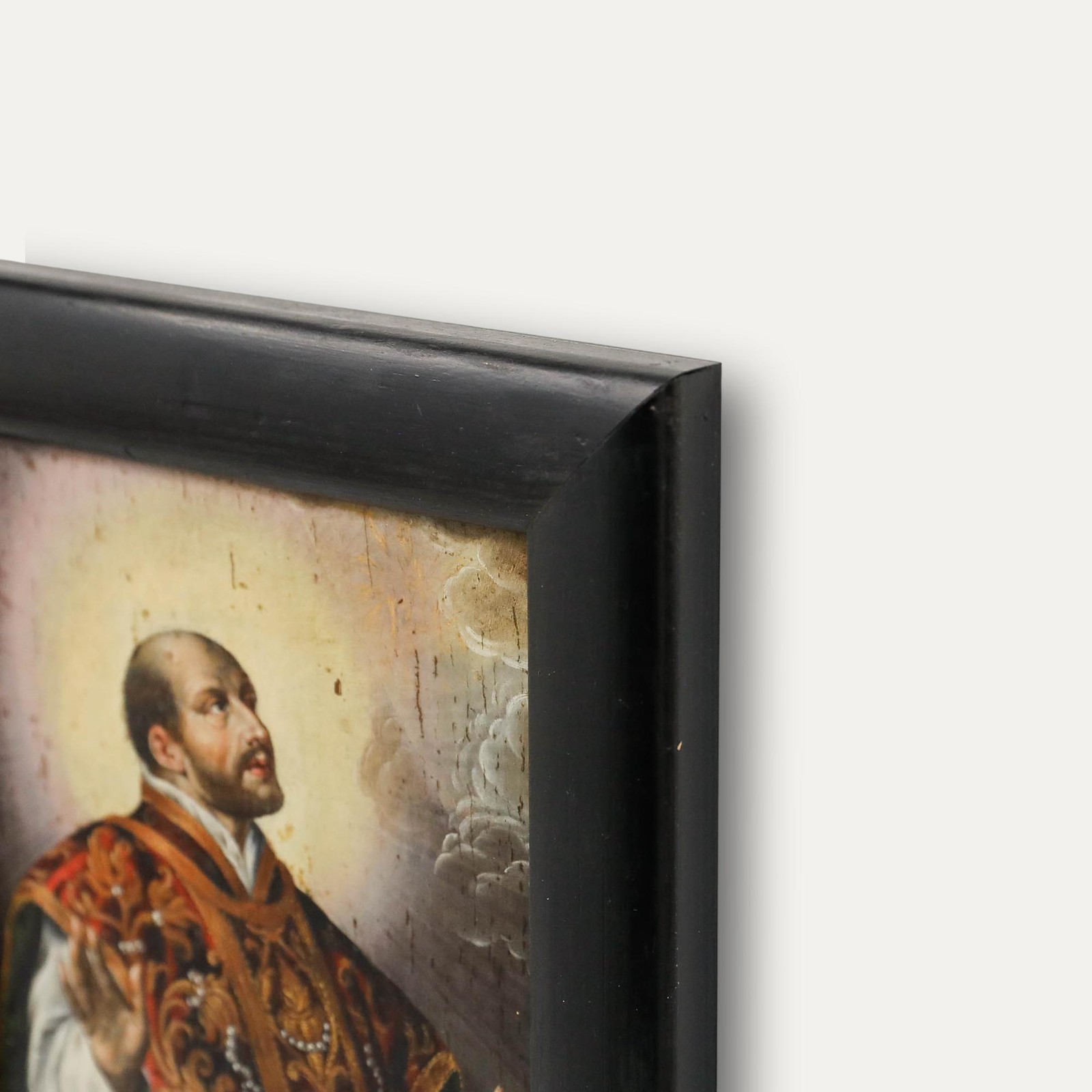 After Peter Paul Rubens (1577-1640) – 19th Century Oil, Saint Ignatius of Loyola