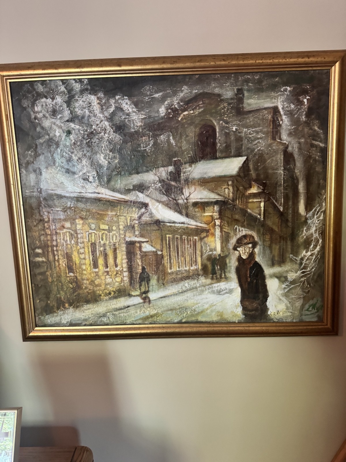 Winter in Moscow Painting by Evgeny Kumankov